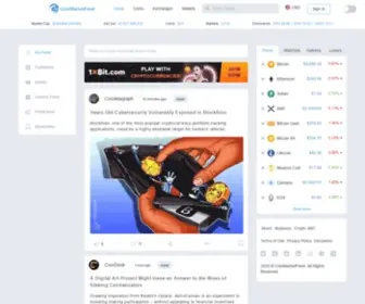 Coinmarketfeed.com(The Crypto Social Network) Screenshot