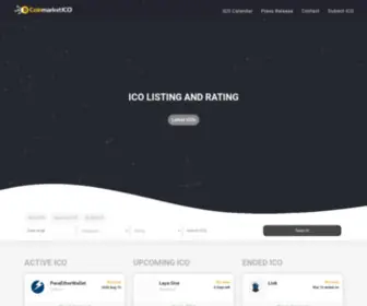 Coinmarketico.com(Coin Market ICO & IEO) Screenshot