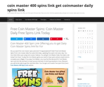 Coinmaster400Spinlink.com(Coin Master 400 Spin Link) Screenshot