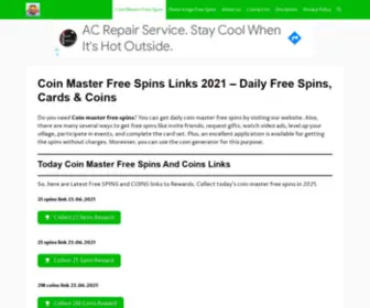 Coinmasterfreespinslinks.com(Coin Master Free Spins LinksDaily Free Spins) Screenshot