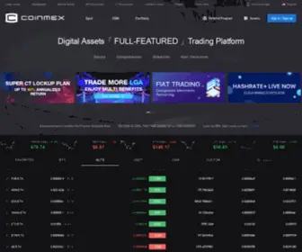 Coinmex.com(CoinMex?Crypto Currency Trading Platform) Screenshot