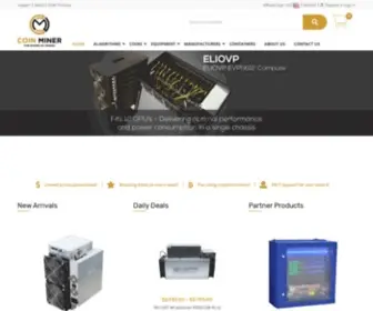 Coinminer.com(Cryptocurrency Mining Hardware) Screenshot