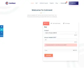 Coinnest.africa(Leading Africa Crypto Exchange portal) Screenshot