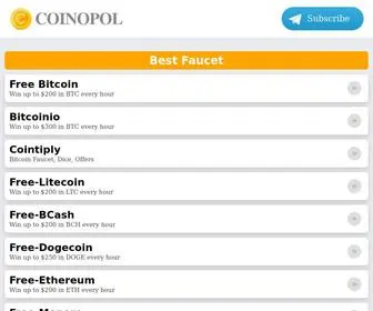 Coinopol.com(Best Crypto Currency Earning List) Screenshot