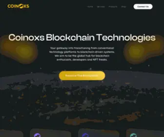 Coinoxs.com(Coinoxs Official Website) Screenshot