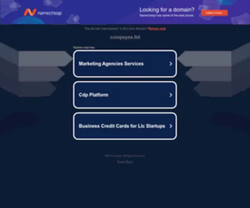 Coinpayex.ltd(Coinpayex) Screenshot