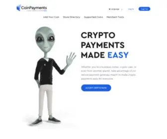 Coinpayments.net(Payment gateway providing buy now buttons) Screenshot