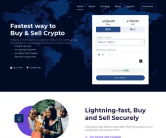 Coinplug.ng(The easiest & fastest way to sell cryptocurrency) Screenshot