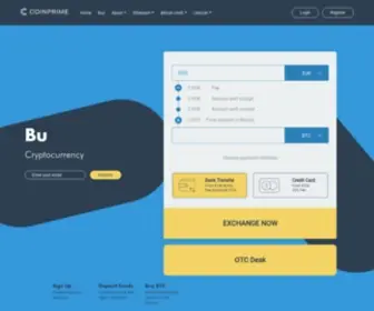 Coinprime.co(EXCHANGER) Screenshot