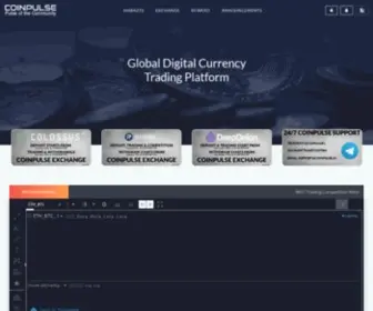 Coinpulse.io(Global Digital Currency Trading Platform) Screenshot