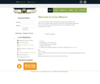 Coins-Miners.com(Coins Miners) Screenshot