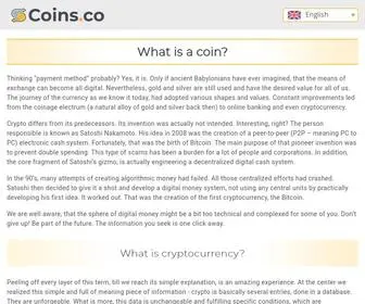 Coins.co(Everything About Cryptocurrency Coins) Screenshot