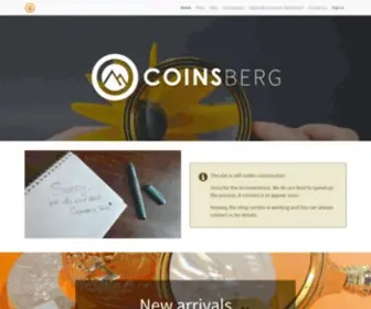 Coinsberg.com(Home) Screenshot