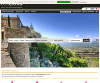Coinsecret.be(Vakantiehuizen in Frankrijk) Screenshot