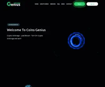 Coinsgenius.com(CoinsGenius) Screenshot