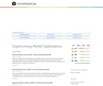 Coinsmarketcap.net(Cryptocurrency and Altcoin News) Screenshot