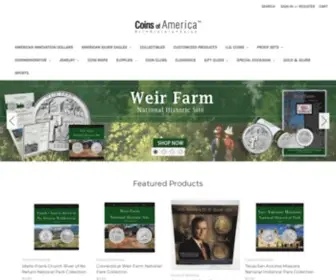 Coinsofamerica.com(Coins of America) Screenshot