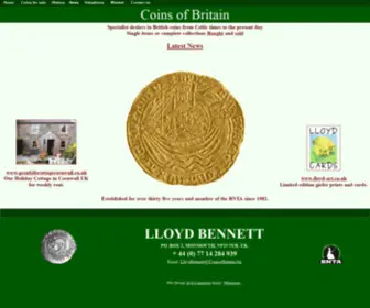 Coinsofbritain.com(Coins of Britain) Screenshot