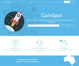 Coinspot.com.au(Australian Crypto & Bitcoin Exchange) Screenshot
