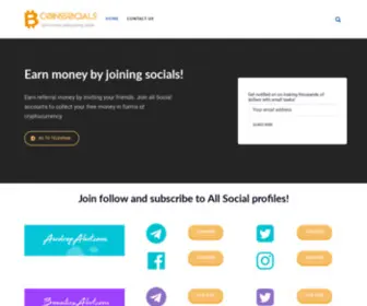 Coinssocials.com(Free) Screenshot