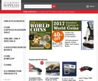 Coinstampsupplies.com(Coin and Stamp Supplies) Screenshot