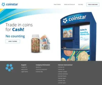 Coinstar.ie(Cash in coins at Coinstar) Screenshot
