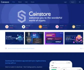 Coinstore.com(Crypto currency) Screenshot