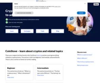 Coinstove.com(CoinStove) Screenshot