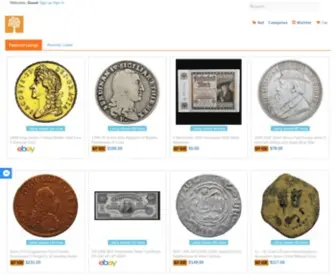 Coinstree.com(Coins Auction Banknotes Buy Collectibles Stamps Shop Postcards) Screenshot