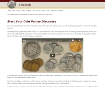 Coinstudy.com(Coin Values Discovery) Screenshot