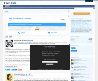 Cointalk.org(Coin Talk) Screenshot