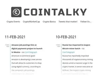 Cointalky.com(Cointalky) Screenshot