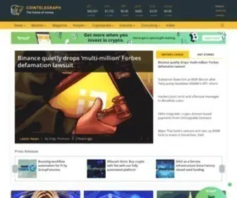 Cointelegraph.com(Bitcoin, Ethereum, Crypto News & Price Indexes) Screenshot