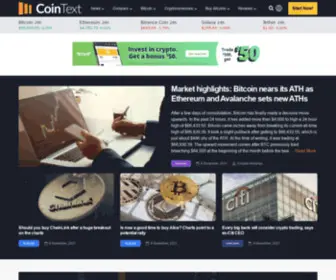Cointext.com(CoinJournal) Screenshot