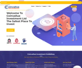 Coinvallue.com(Coinvallueinvestment) Screenshot