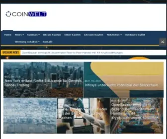 Coinwelt.de(Bitcoin News) Screenshot