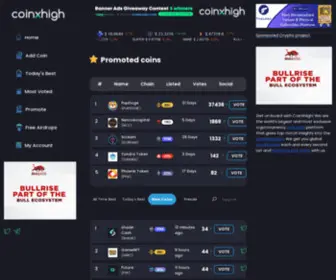 Coinxhigh.com(Coinxhigh) Screenshot