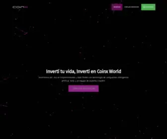 CoinxWorld.com(COINX) Screenshot