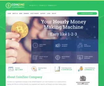 Coinzinc.com(Coinzinc) Screenshot
