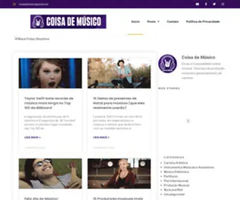 Coisademusico.com.br(Coisa de Músico) Screenshot