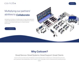Coitcom.com(Specializing in AV Solutions) Screenshot