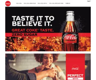 Coke.ca(Coca-Cola Canada) Screenshot