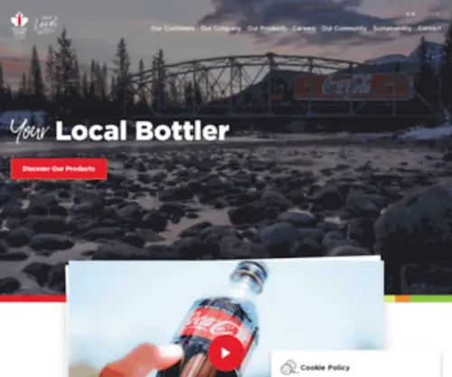 Cokecanada.com(Coke Canada) Screenshot