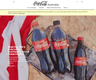 Cokerewards.com.au(Coca-Cola Australia) Screenshot