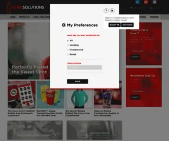 Cokesolutions.com(Beverage industry) Screenshot