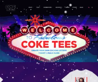 Coketees.com(Coke Tees) Screenshot