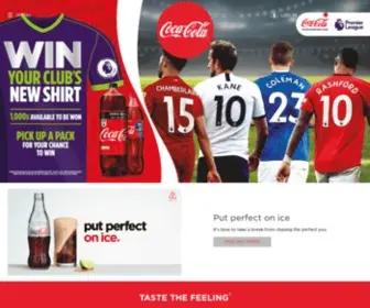 Cokezone.co.uk(Coca-Cola Great Britain) Screenshot