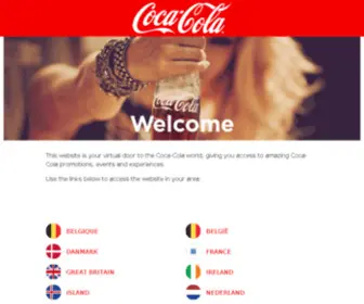 Cokezone.com(Coke Zone) Screenshot