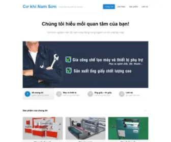 Cokhinamson.com(Cơ khí Nam Sơn) Screenshot