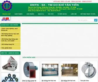 Cokhitantien.com(Cơ khí Tân Tiến chuyên cung cấp) Screenshot